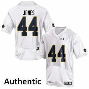 Men's Notre Dame Fighting Irish Jamir Jones #44 White Football Authentic Jerseys 611333-175