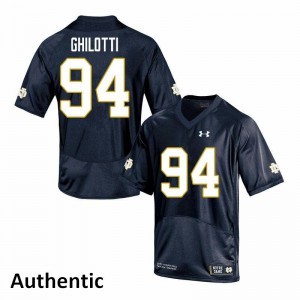 Men Notre Dame Fighting Irish Giovanni Ghilotti #94 Official Authentic Navy Jerseys 616598-413