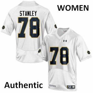 Women Notre Dame Fighting Irish Ronnie Stanley #78 Authentic White College Jersey 587271-314