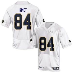 Mens Notre Dame Fighting Irish Cole Kmet #84 Game White Embroidery Jerseys 654123-435