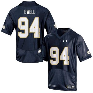 Mens Notre Dame Fighting Irish Darnell Ewell #94 Game Navy Player Jerseys 583804-669
