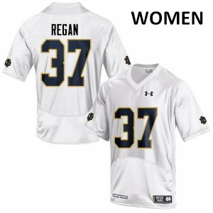 Women Notre Dame Fighting Irish Robert Regan #37 Game Player White Jersey 600755-899