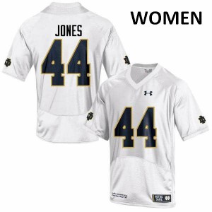 Women Notre Dame Fighting Irish Jamir Jones #44 Game Alumni White Jerseys 660531-836