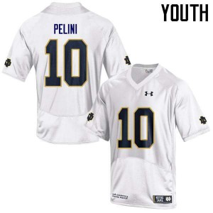 Youth Notre Dame Fighting Irish Patrick Pelini #10 Official Game White Jerseys 495122-969