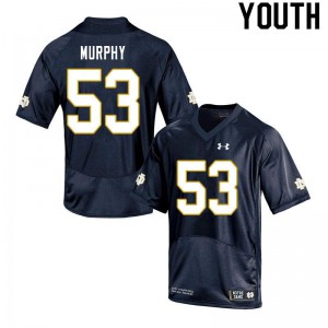 Youth Notre Dame Fighting Irish Quinn Murphy #53 Game Official Navy Jerseys 363083-973