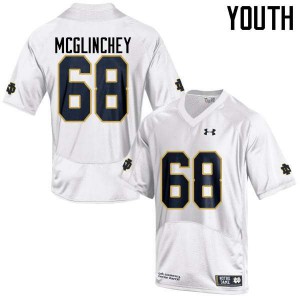Youth Notre Dame Fighting Irish Mike McGlinchey #68 Game White Football Jerseys 607718-985